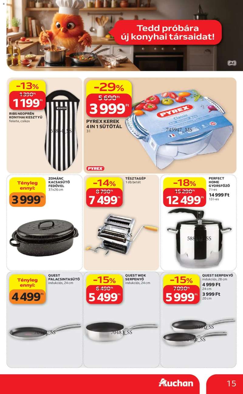 Auchan Auchan akciós újság 15 oldal