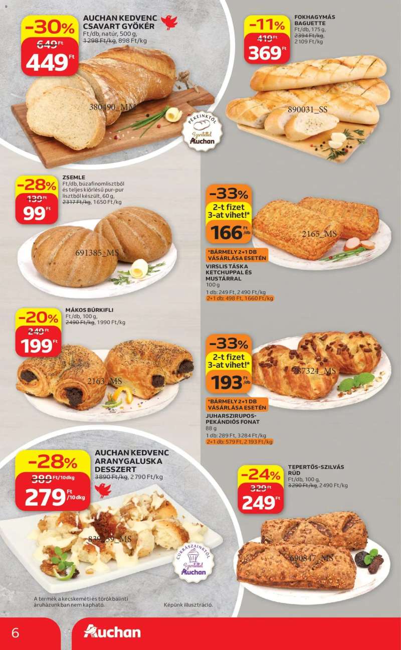 Auchan Auchan akciós újság 6 oldal