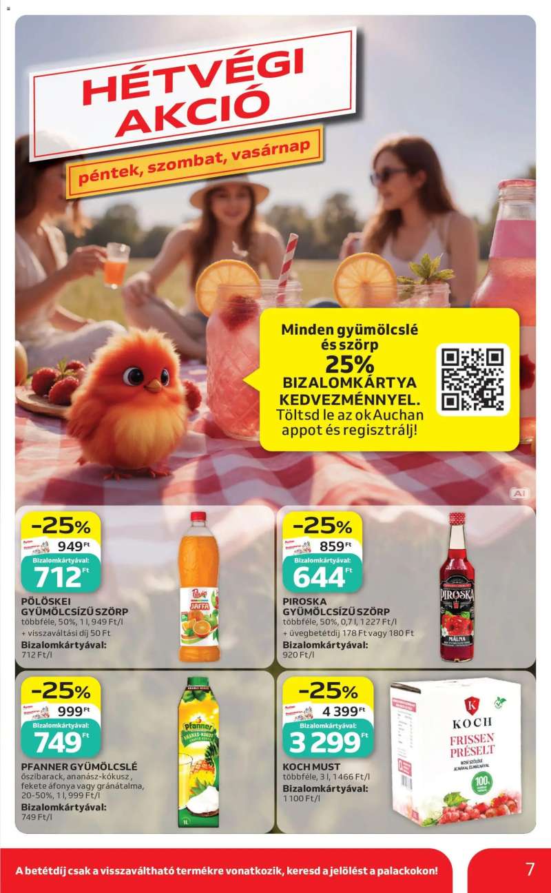 Auchan Auchan akciós újság 7 oldal