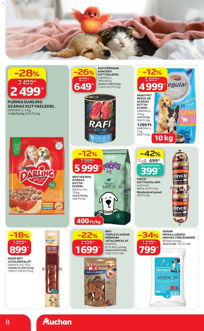 Auchan Auchan akciós újság 8 oldal