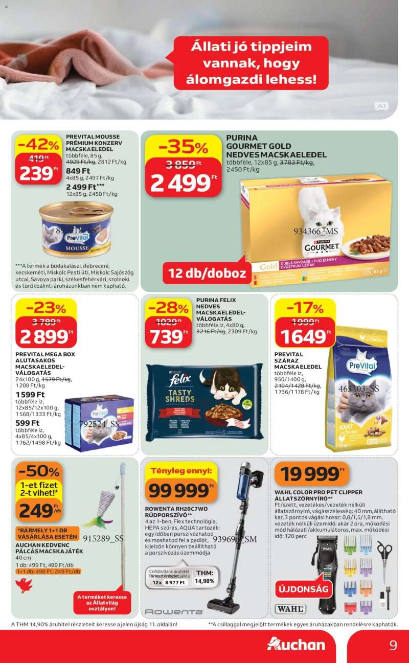 Auchan Auchan akciós újság 9 oldal