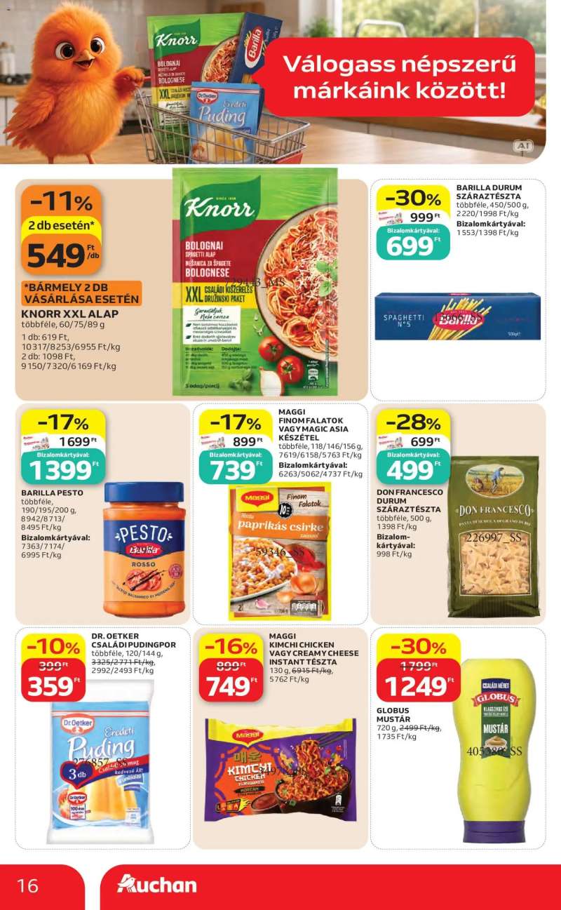 Auchan Auchan Kedvenc Márkáink 16 oldal