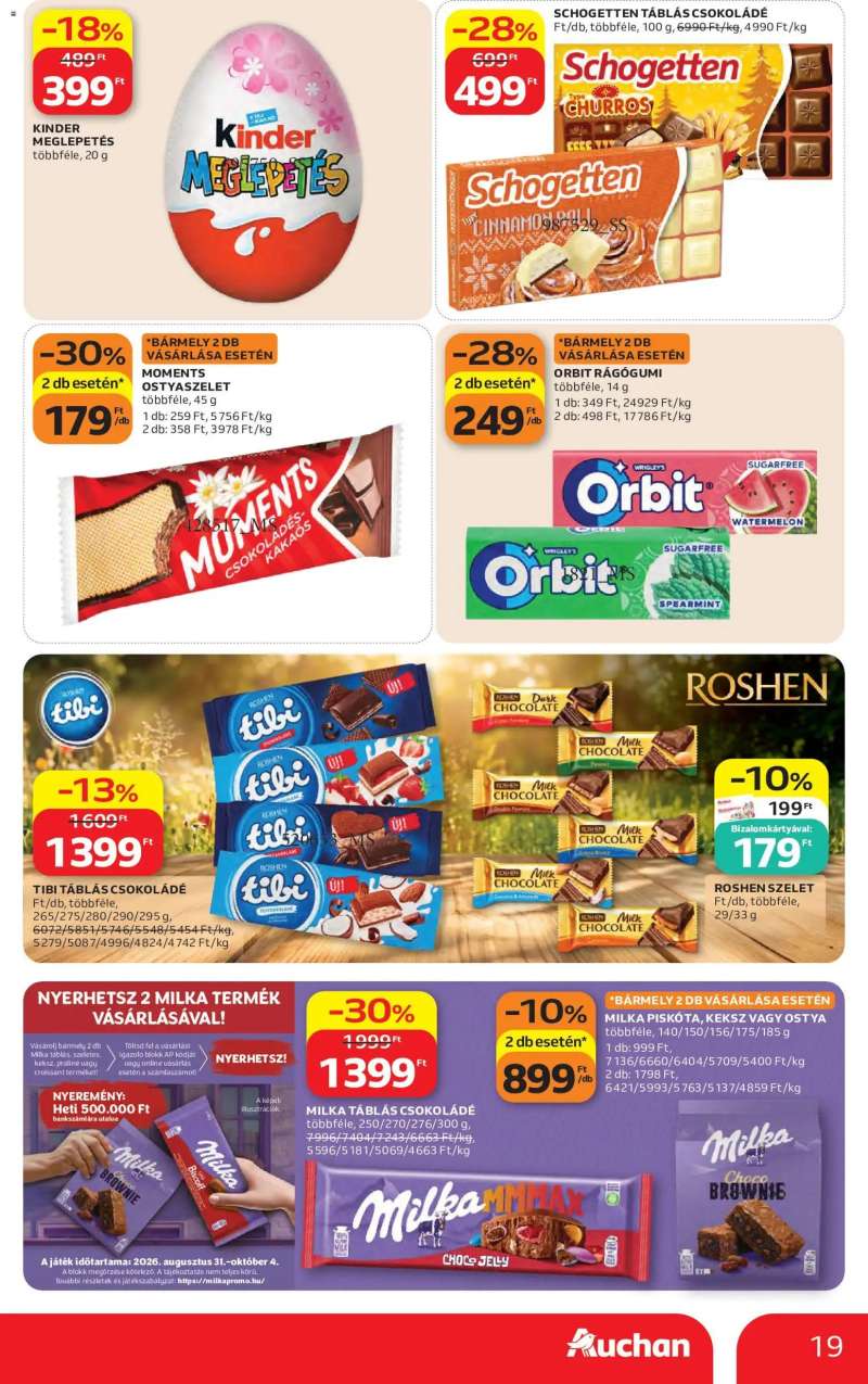 Auchan Auchan Kedvenc Márkáink 19 oldal