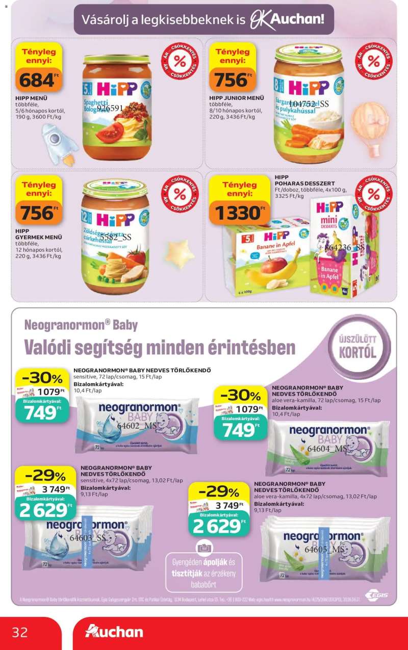 Auchan Auchan Kedvenc Márkáink 32 oldal