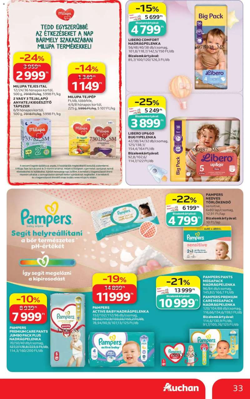 Auchan Auchan Kedvenc Márkáink 33 oldal