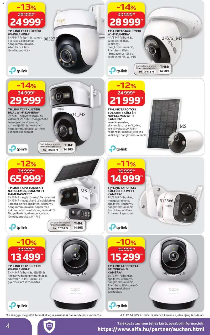 Auchan Auchan Kéthetes Elektronikai ajánlatok 4 oldal