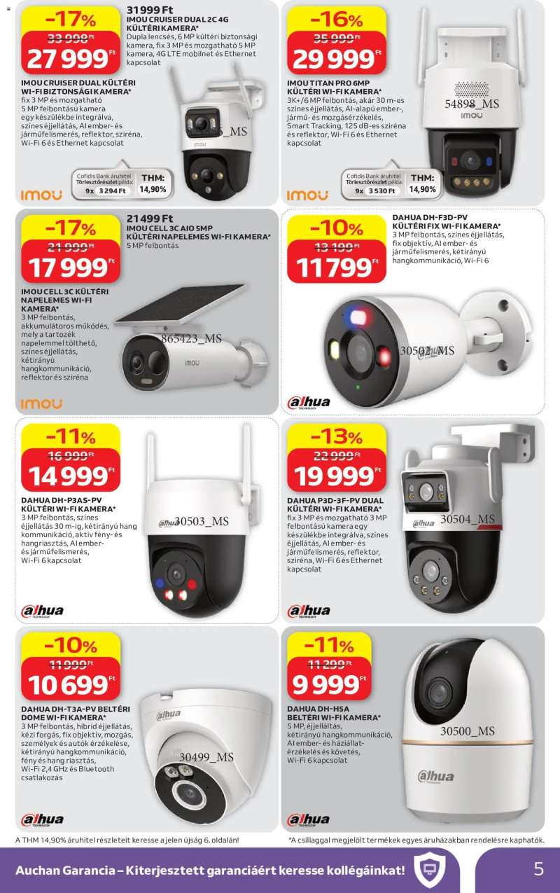 Auchan Auchan Kéthetes Elektronikai ajánlatok 5 oldal