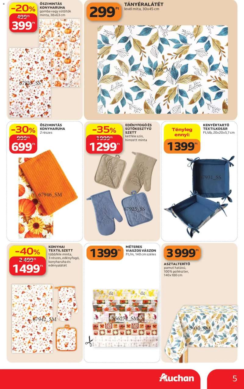 Auchan Auchan Konyhai eszköz ajánlatok 5 oldal