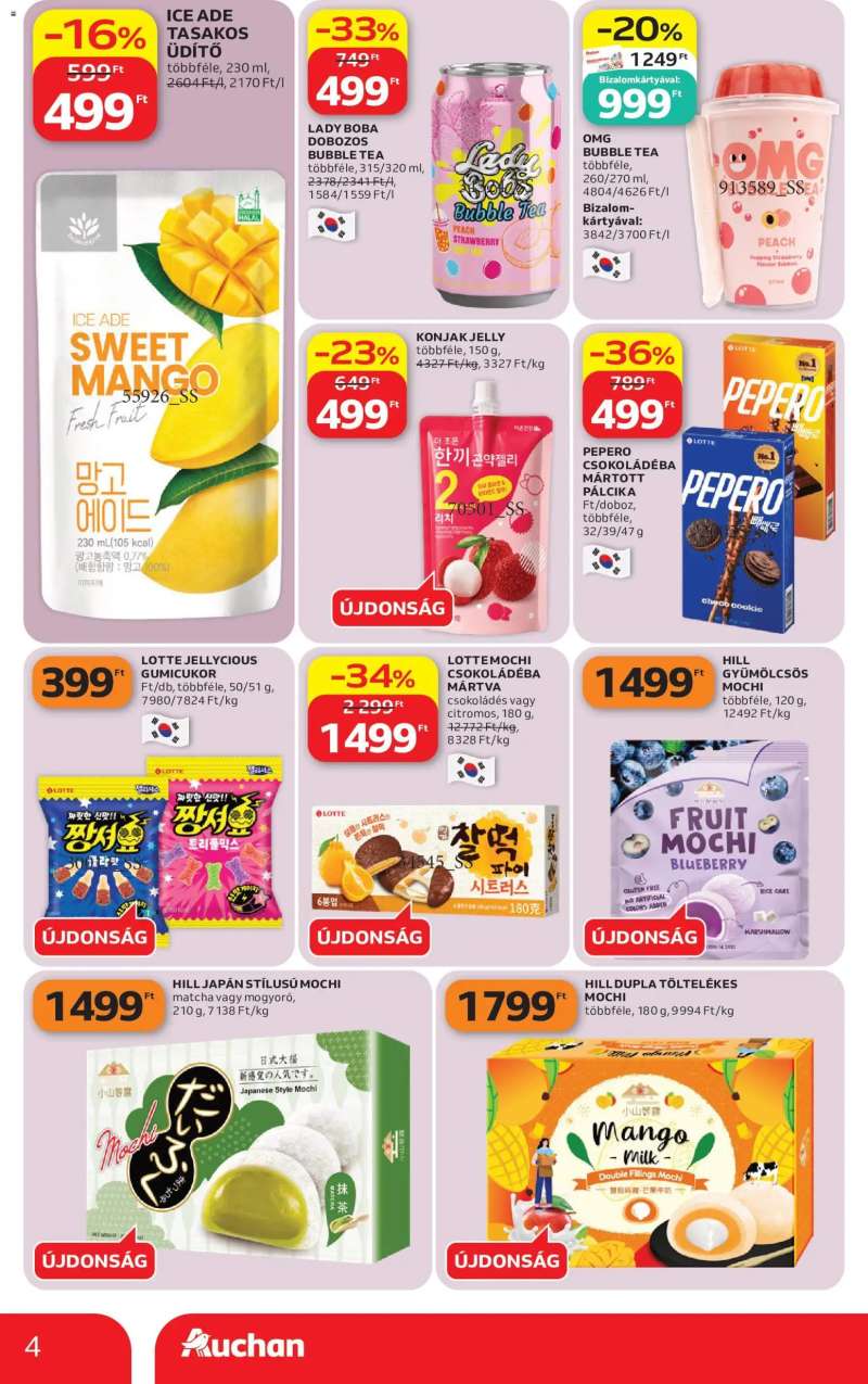Auchan Auchan Nemzetközi konyha ajánlatok 4 oldal