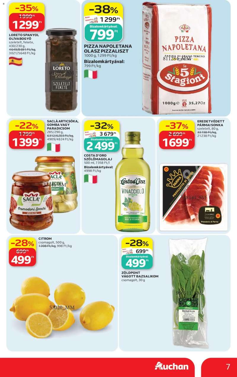 Auchan Auchan Nemzetközi konyha ajánlatok 7 oldal