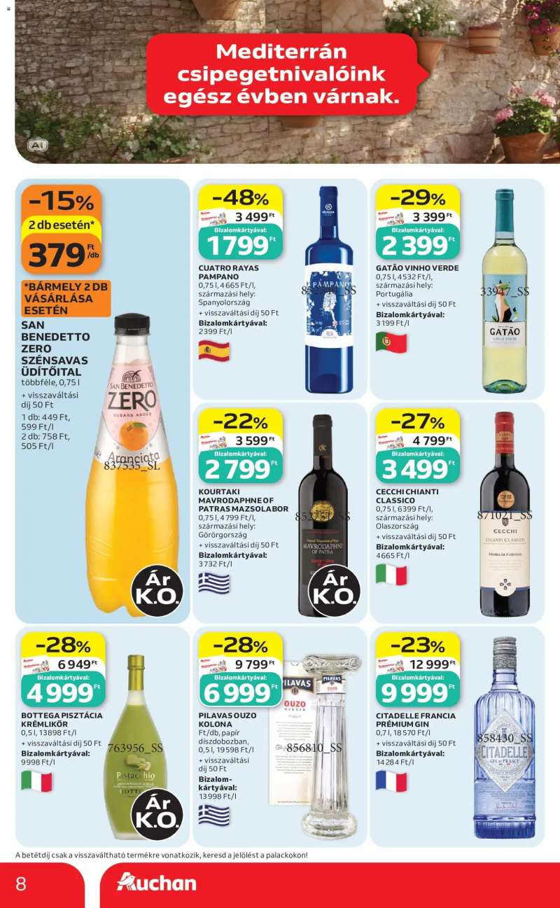 Auchan Auchan Nemzetközi konyha ajánlatok 8 oldal