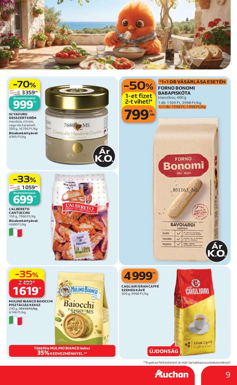 Auchan Auchan Nemzetközi konyha ajánlatok 9 oldal