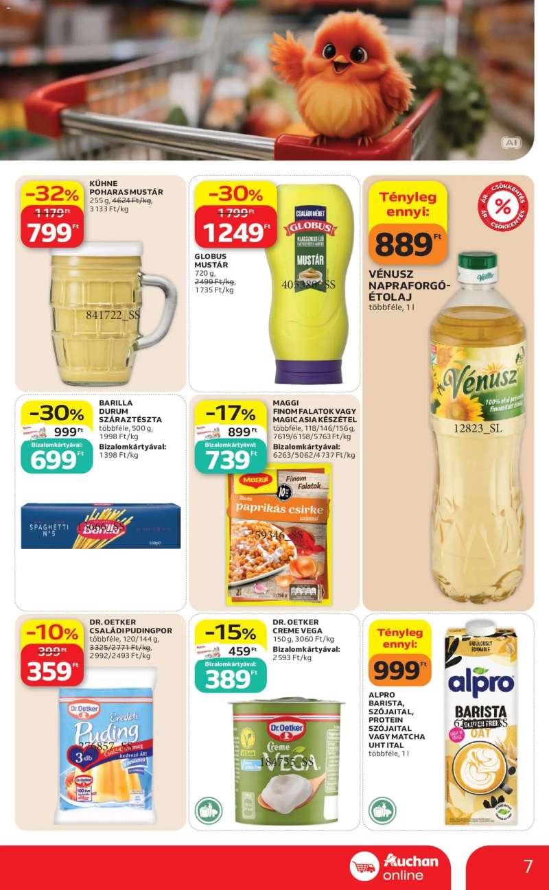 Auchan Auchan Szupermarket akciós újság 7 oldal
