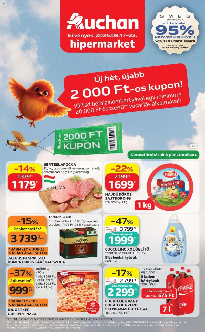 Auchan Auchan akciós újság 1 oldal