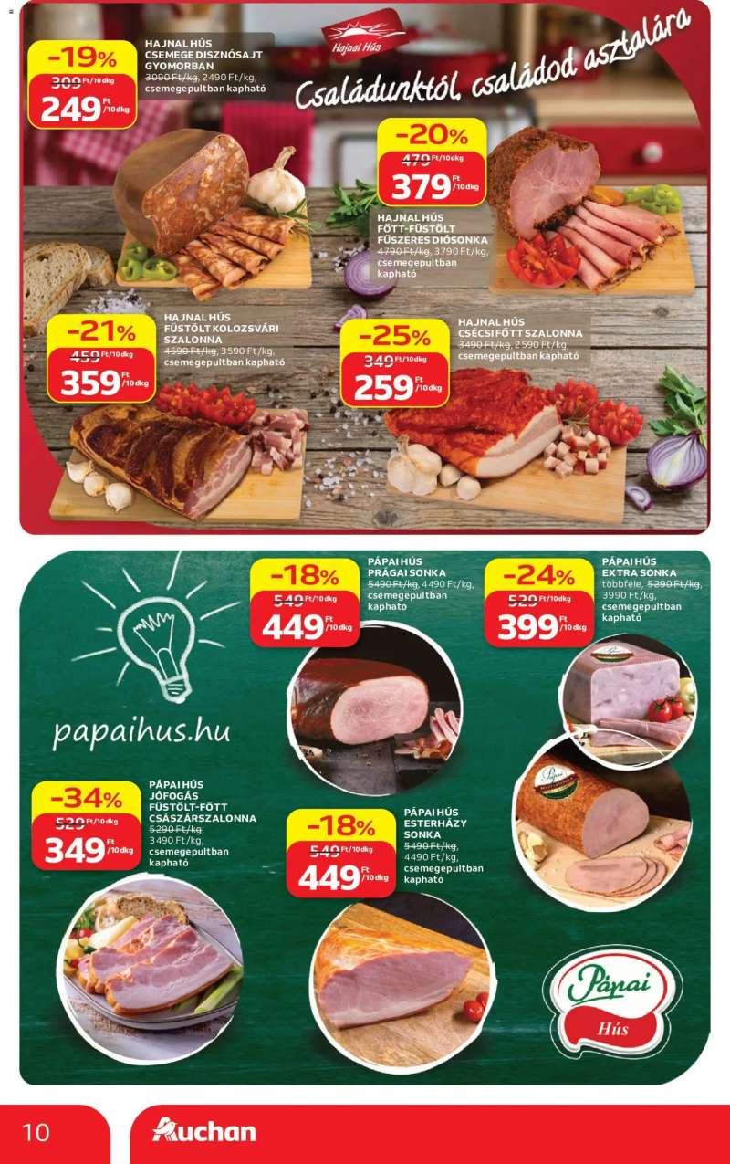 Auchan Auchan akciós újság 10 oldal