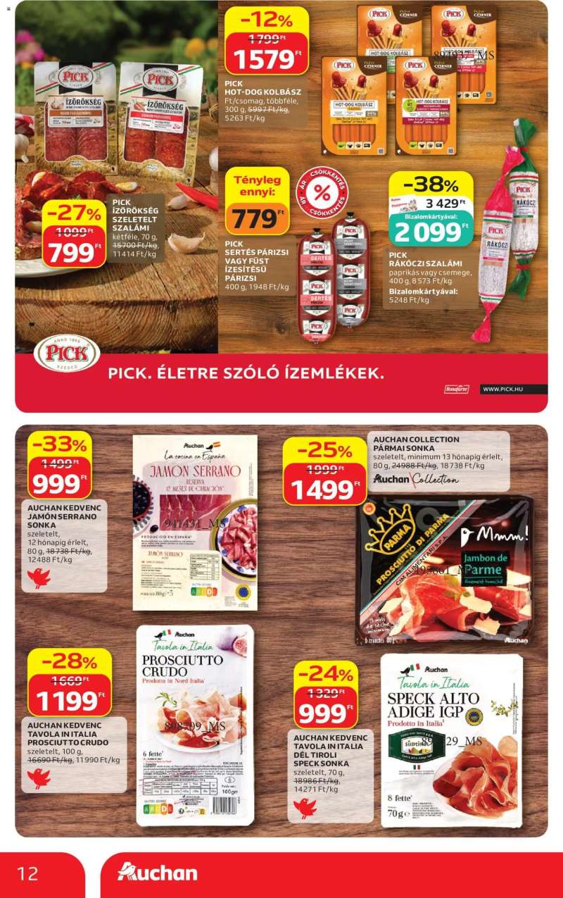 Auchan Auchan akciós újság 12 oldal