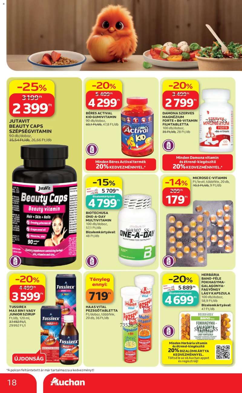 Auchan Auchan akciós újság 18 oldal