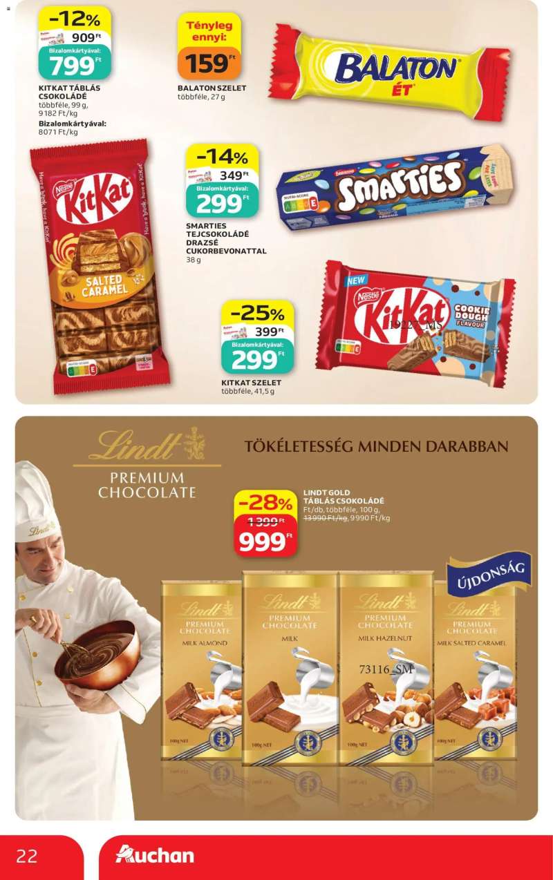 Auchan Auchan akciós újság 22 oldal