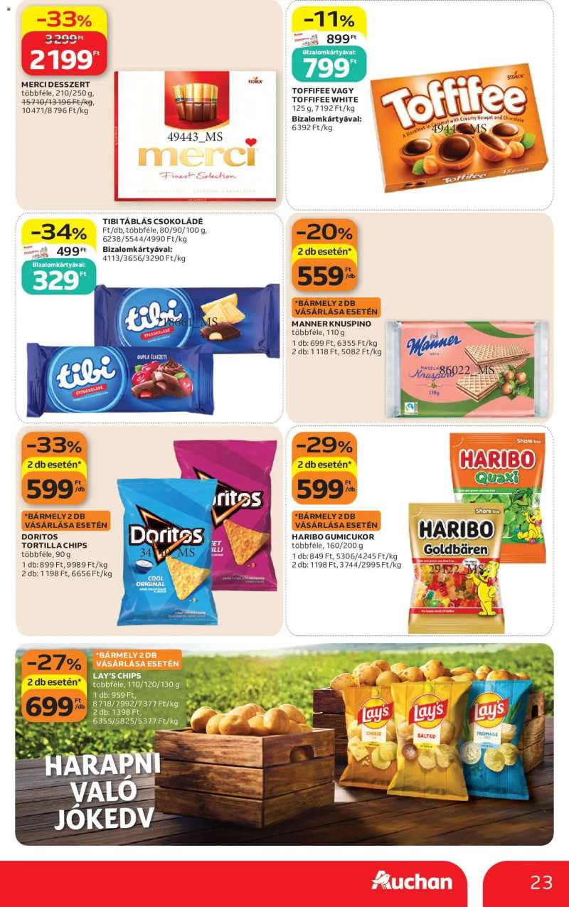 Auchan Auchan akciós újság 23 oldal