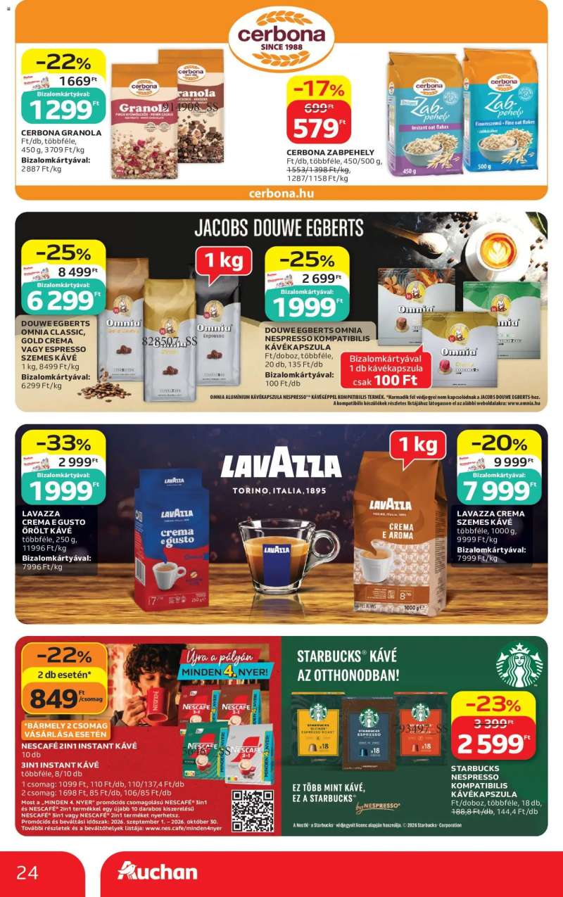 Auchan Auchan akciós újság 24 oldal