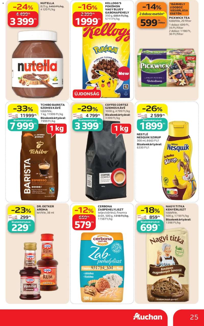 Auchan Auchan akciós újság 25 oldal