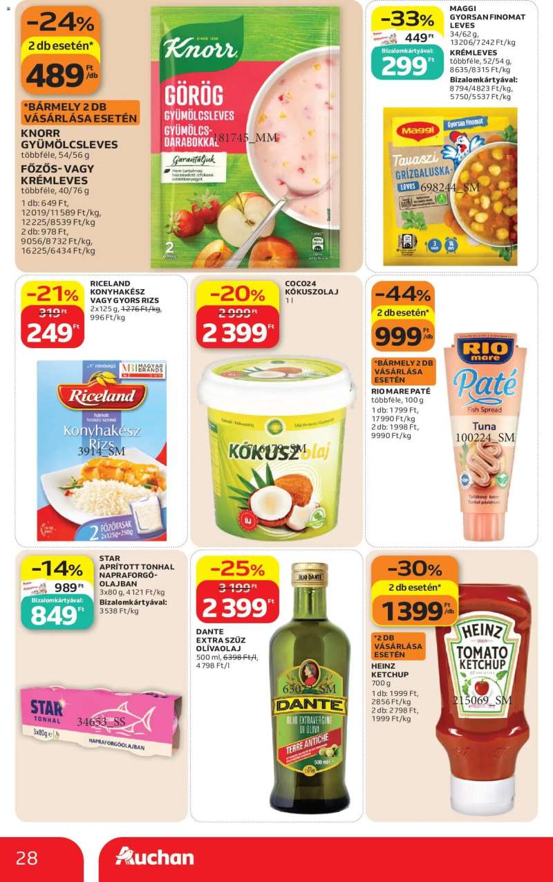 Auchan Auchan akciós újság 28 oldal