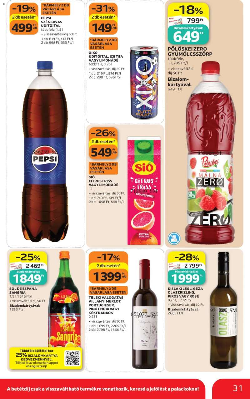 Auchan Auchan akciós újság 31 oldal