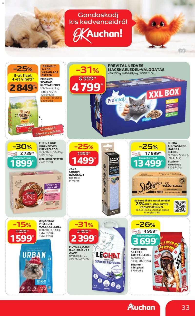 Auchan Auchan akciós újság 33 oldal