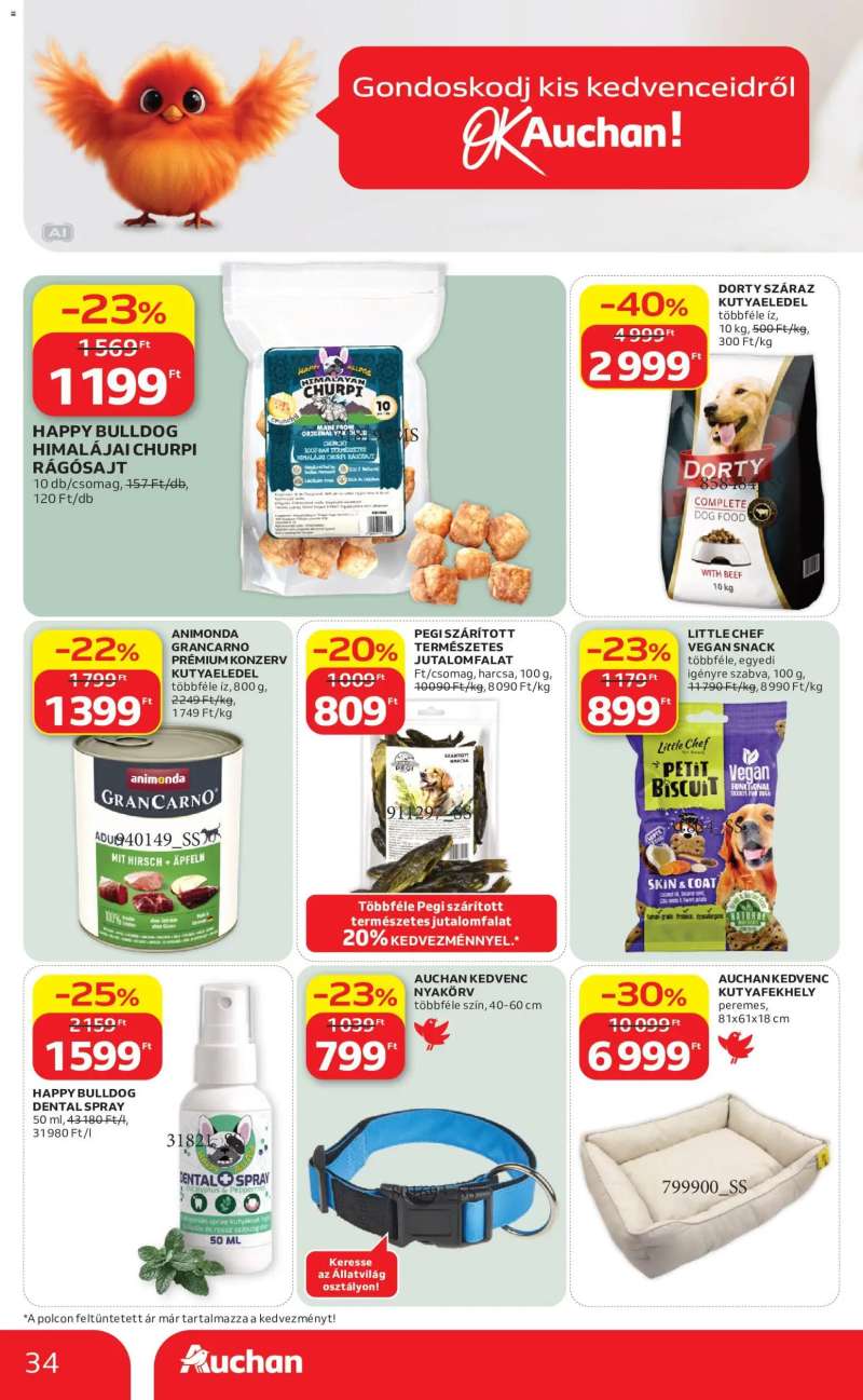 Auchan Auchan akciós újság 34 oldal