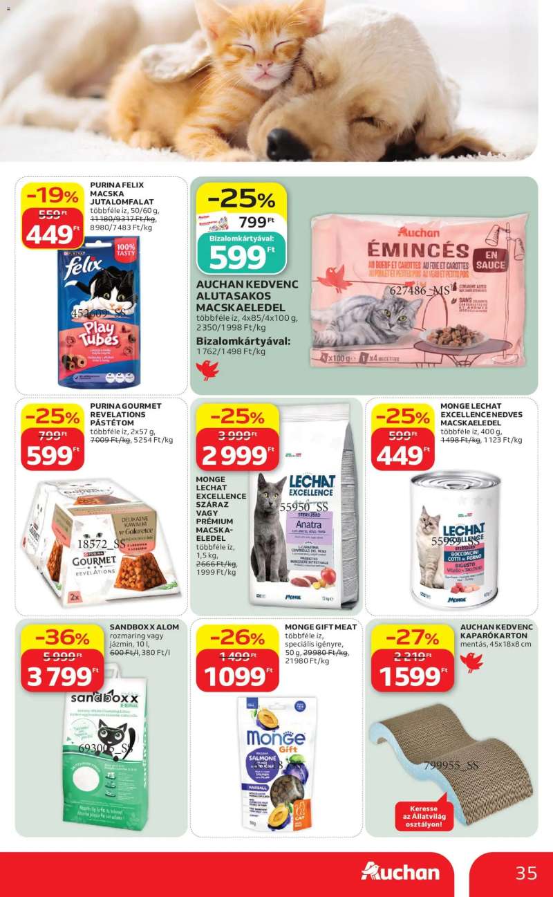 Auchan Auchan akciós újság 35 oldal