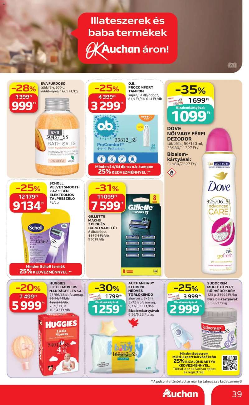 Auchan Auchan akciós újság 39 oldal