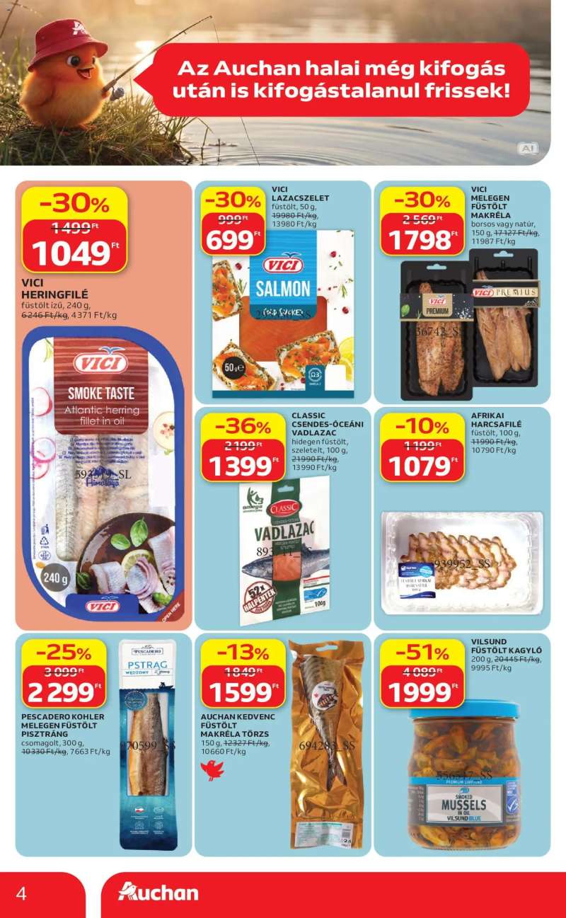 Auchan Auchan akciós újság 4 oldal