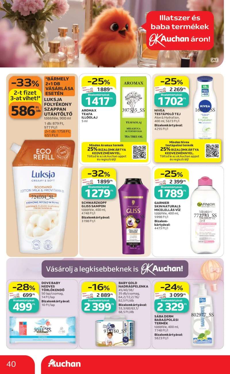 Auchan Auchan akciós újság 40 oldal