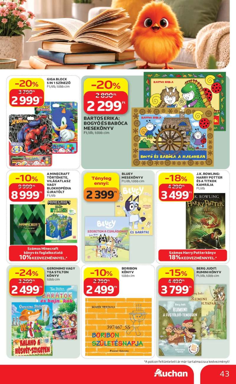 Auchan Auchan akciós újság 43 oldal