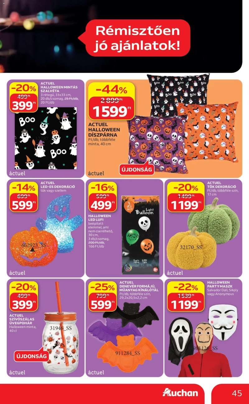 Auchan Auchan akciós újság 45 oldal