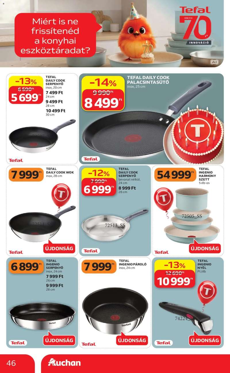 Auchan Auchan akciós újság 46 oldal
