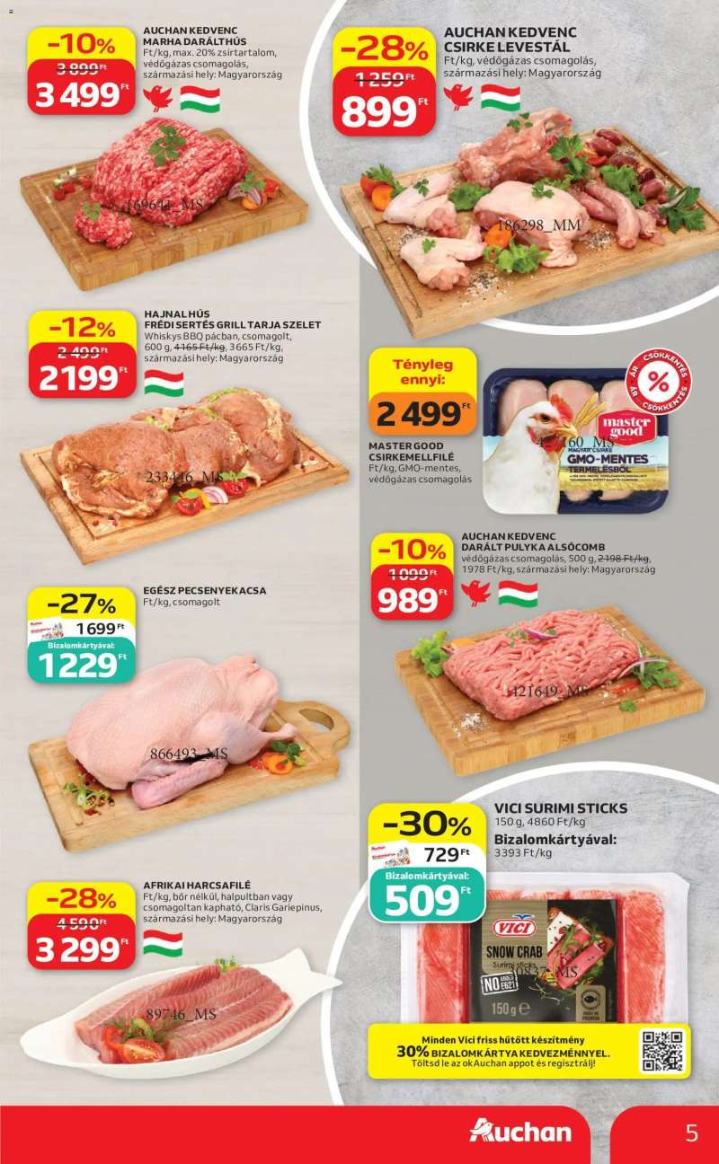 Auchan Auchan akciós újság 5 oldal