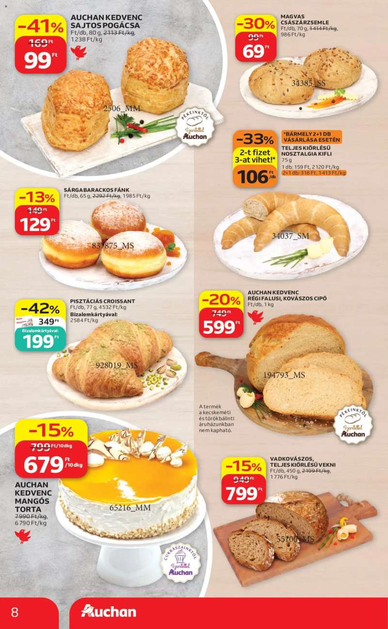 Auchan Auchan akciós újság 8 oldal