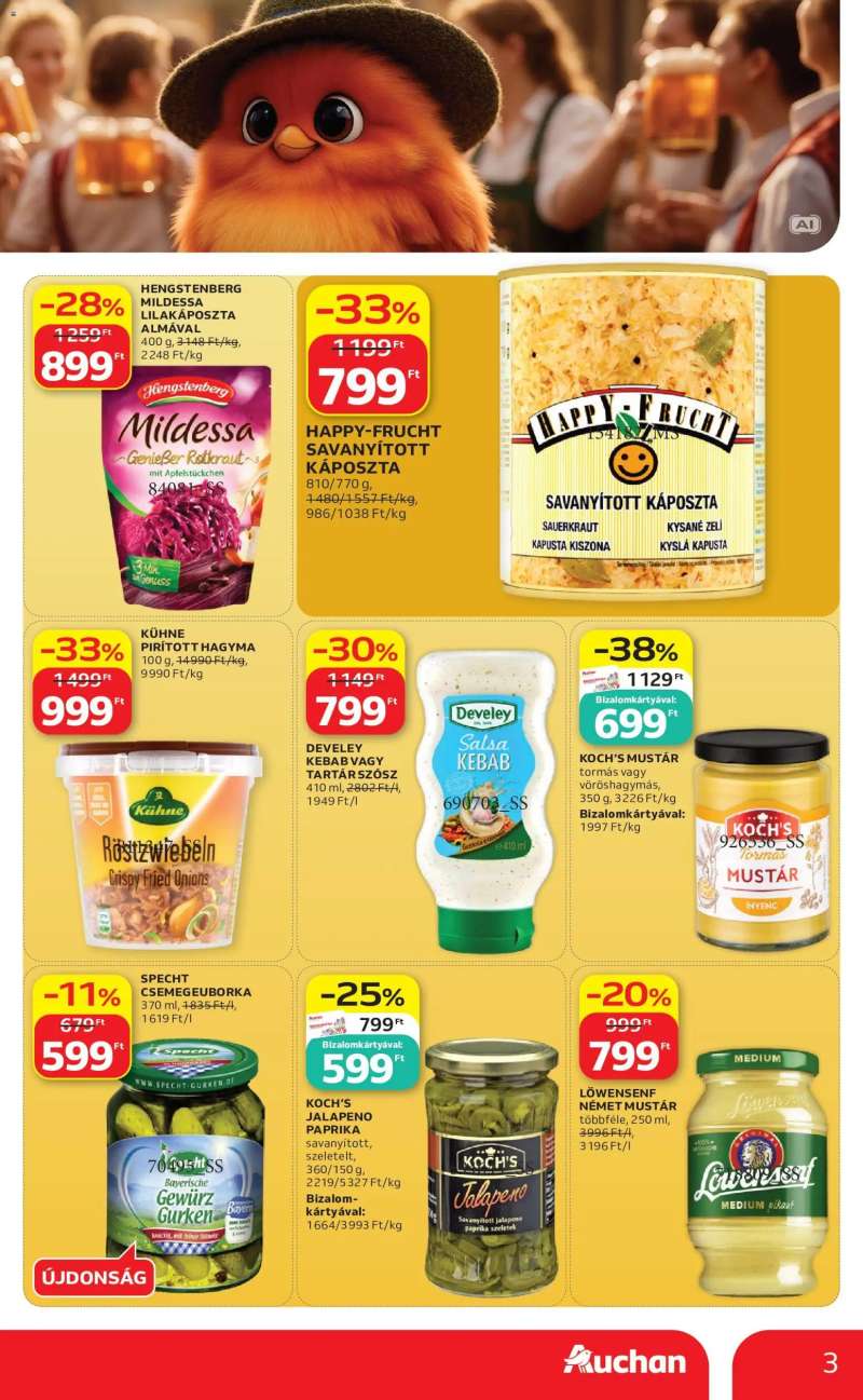 Auchan Auchan Bajor sorfesztival ajánlatok 3 oldal