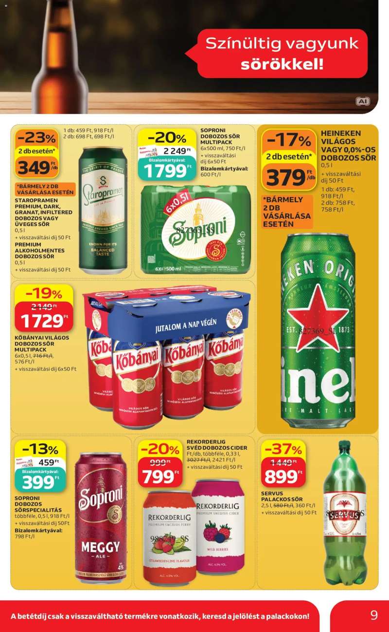 Auchan Auchan Bajor sorfesztival ajánlatok 9 oldal
