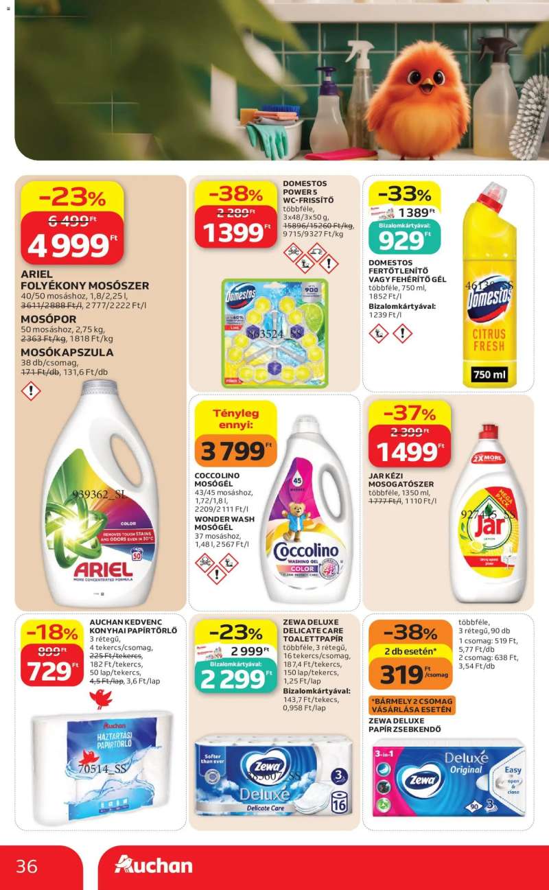Auchan Auchan Szupermarket akciós újság 36 oldal
