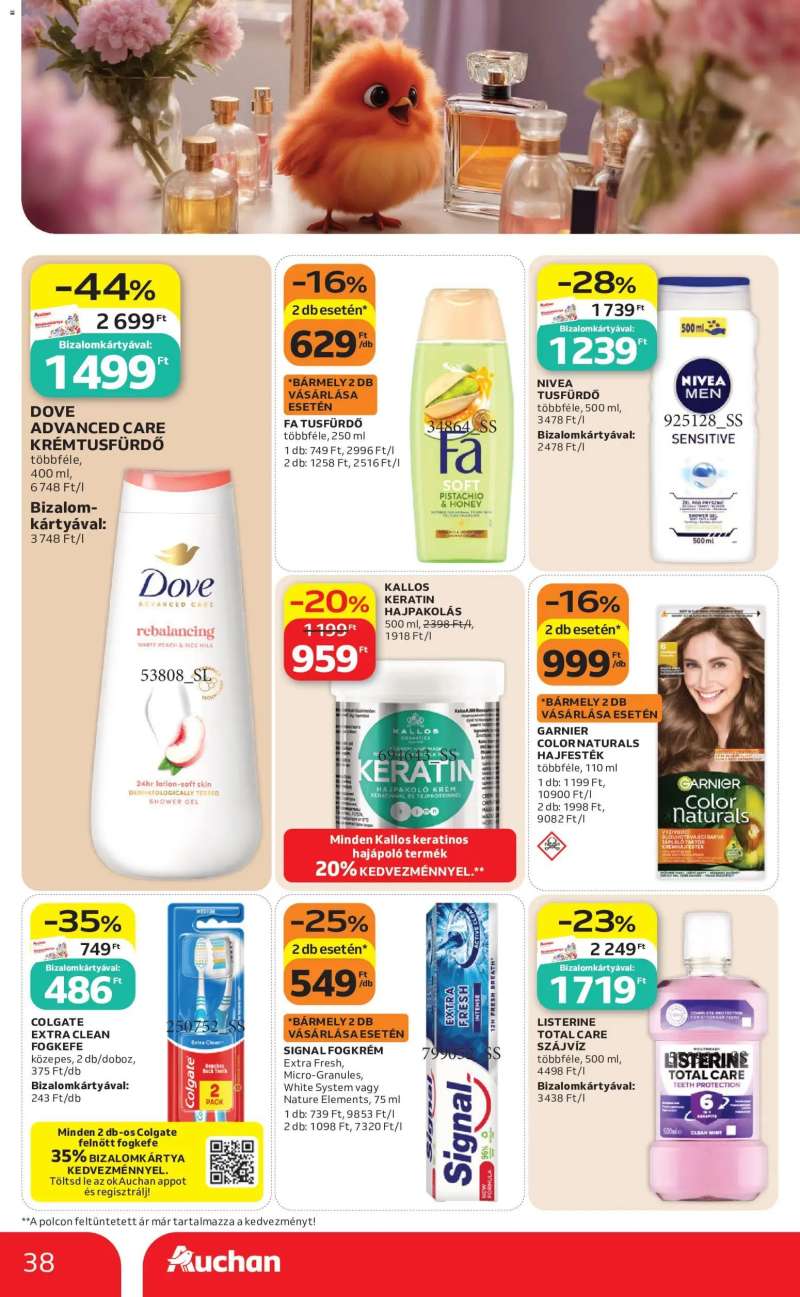 Auchan Auchan Szupermarket akciós újság 38 oldal