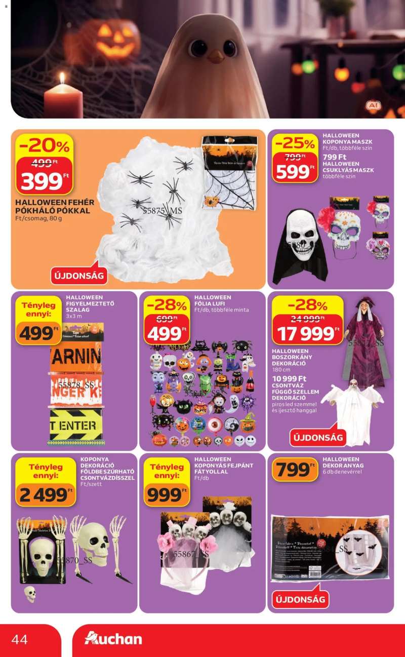 Auchan Auchan Szupermarket akciós újság 44 oldal
