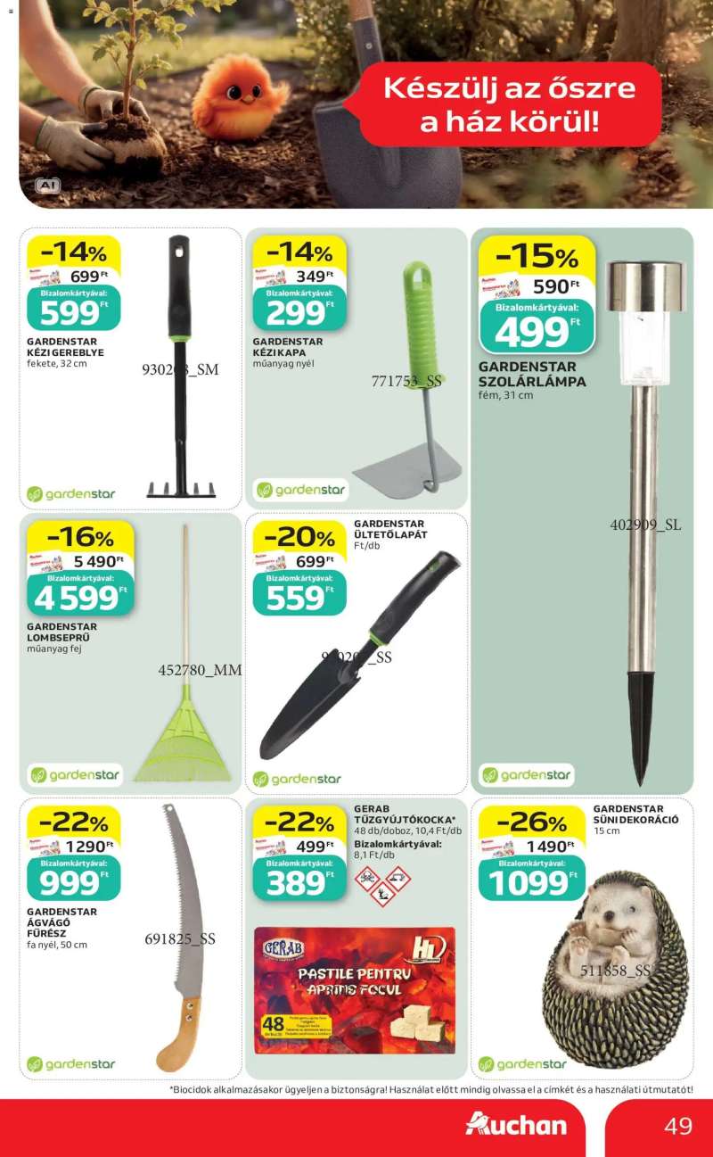 Auchan Auchan Szupermarket akciós újság 49 oldal