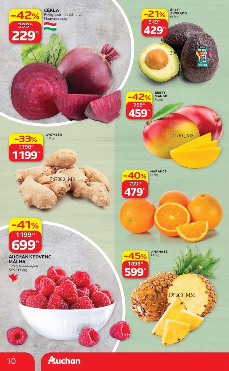 Auchan Auchan akciós újság 10 oldal