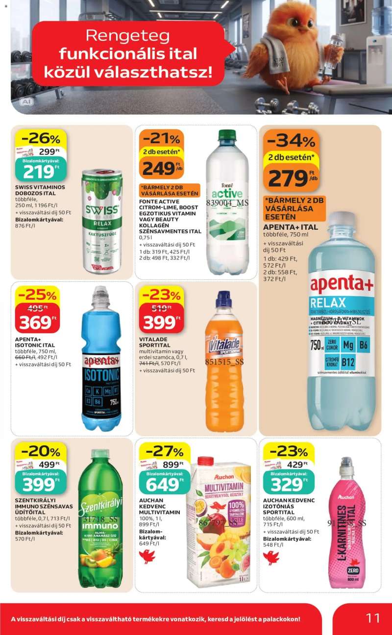 Auchan Auchan akciós újság 11 oldal