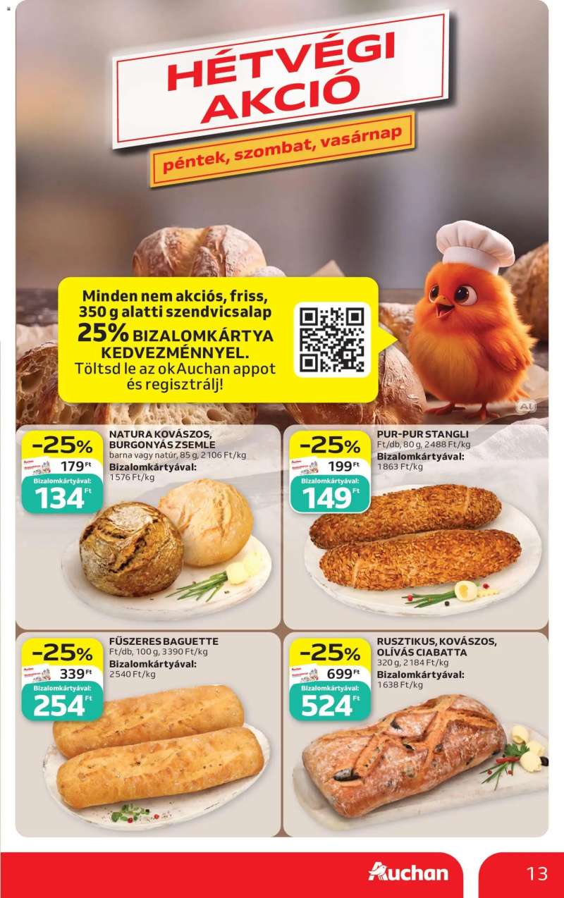 Auchan Auchan akciós újság 13 oldal