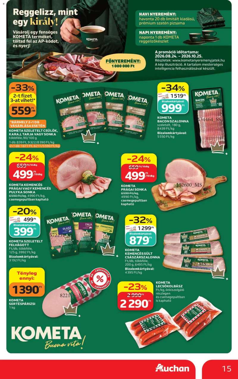 Auchan Auchan akciós újság 15 oldal