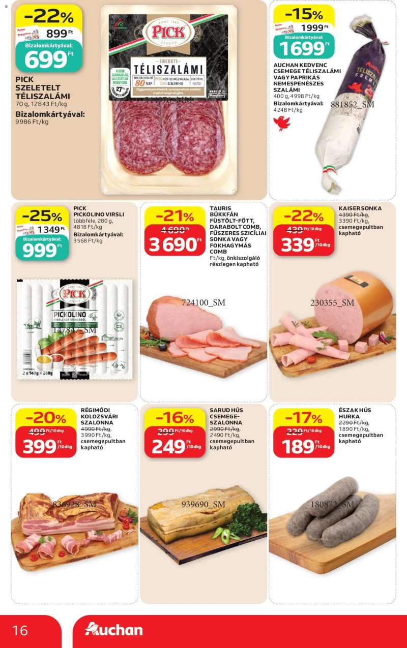 Auchan Auchan akciós újság 16 oldal