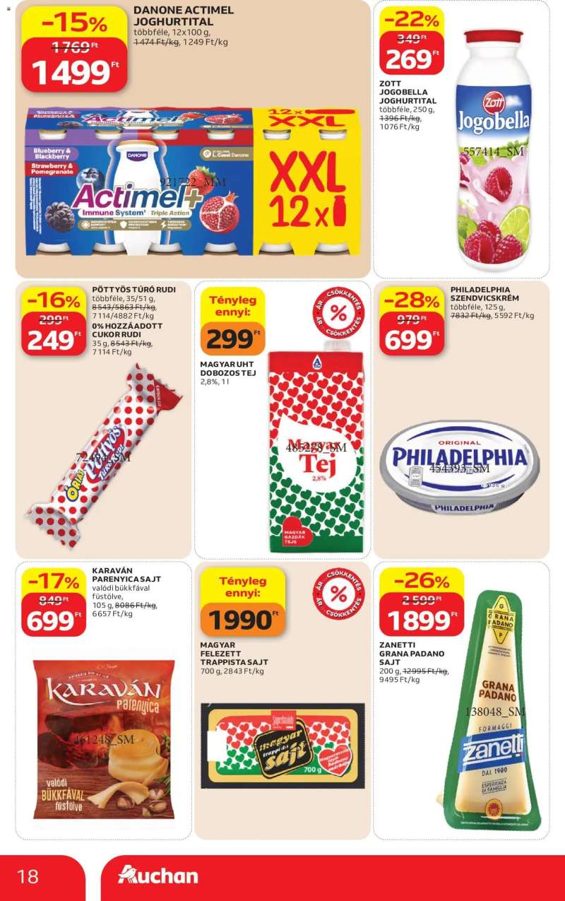 Auchan Auchan akciós újság 18 oldal